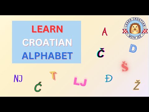 Learn Croatian alphabet pronunciation [Simple & Easy]