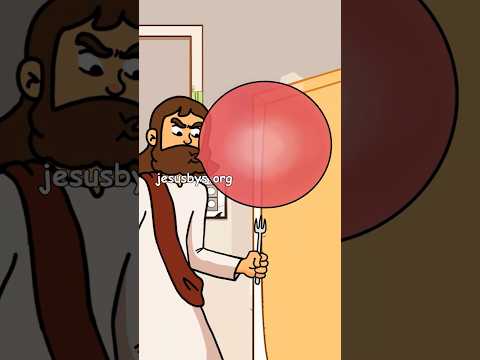 Jesus and the Great Gum Shield 🌍🫧 #jesus #jesusbys #jbys