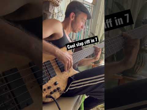 Slapping in 7! #bassist #slapbass #fodera #bassshorts