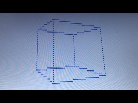3D rotating cube on one line of code - python