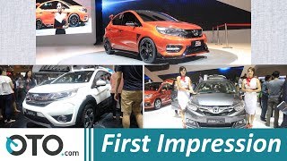 Honda Mobilio SE, BR-V 2018 & Small RS concept | First Impression | IIMS 2018 | OTO com
