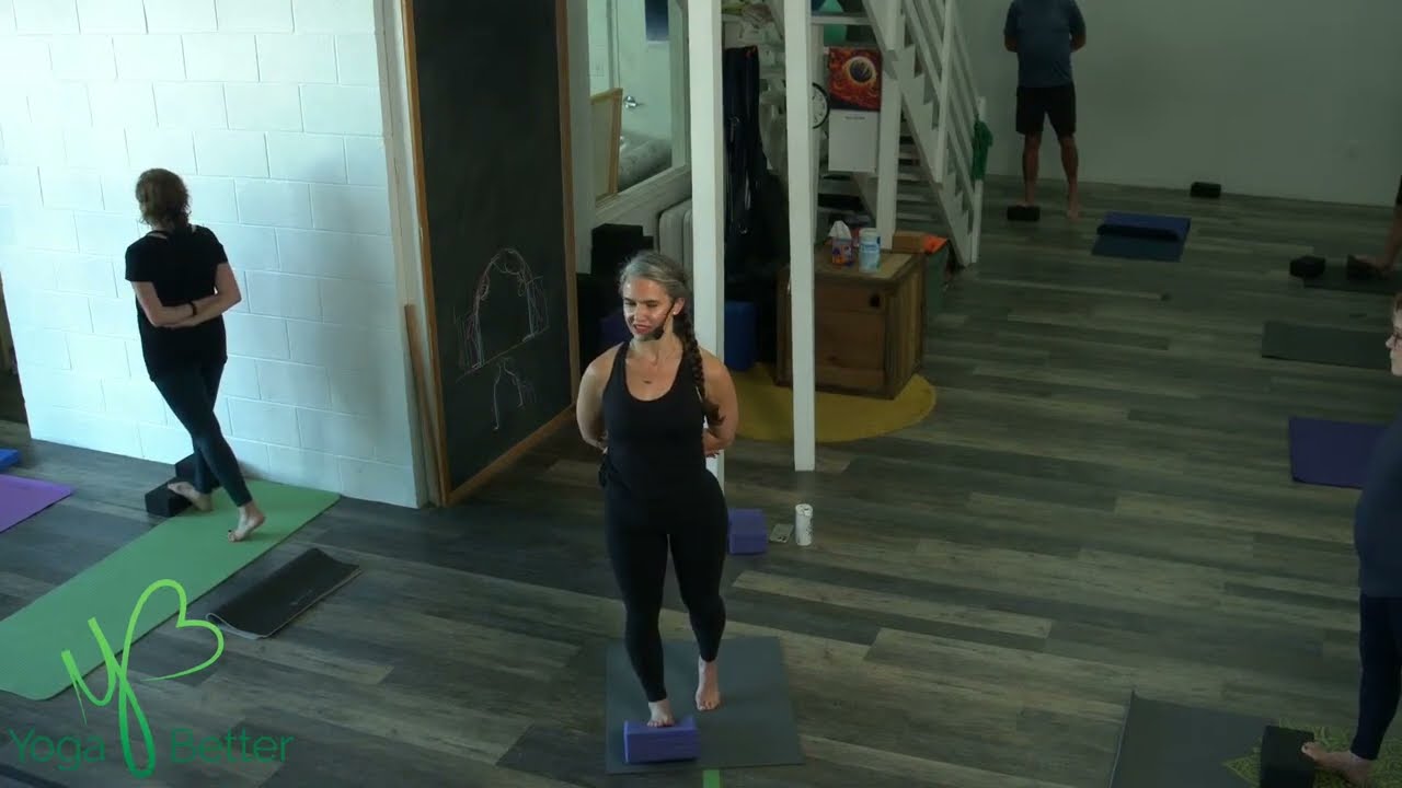 (Sound is delayed) Level 1 - 9am w/ ANDRIA 11.11.24 YOGA BETTER ON LINE! (class starts @ 00:05:39;sound @ 00:16:37; ends @ 01:04:26)