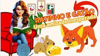 ?RATINHO E ?GATÃO: UMA AMIZADE INESPERADA? - HISTÓRIA INFANTIL/AUDIO BOOK HISTORIA PARA DORMIR CURTA