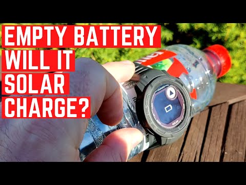 Garmin Instinct 2 Solar Charging Empty Battery Test
