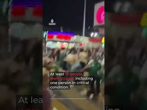 Driver plows through Mexico World Cup crowd