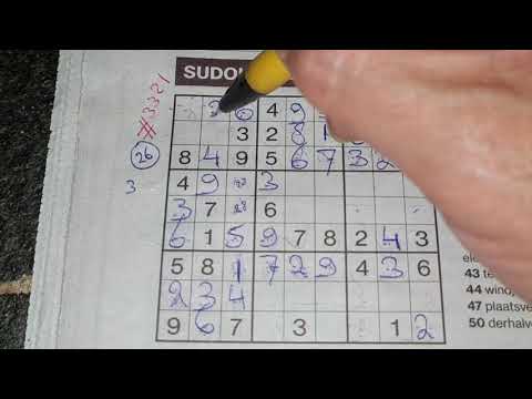 A classical Sudoku! (#3321) Medium Sudoku puzzle. 08-31-2021