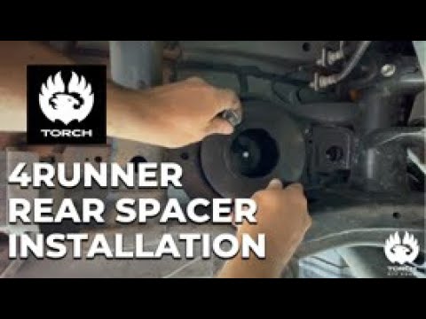 TORCH Off Road 2003-2022 Toyota 4Runner 2" Rear Coil Spring Spacer Installation