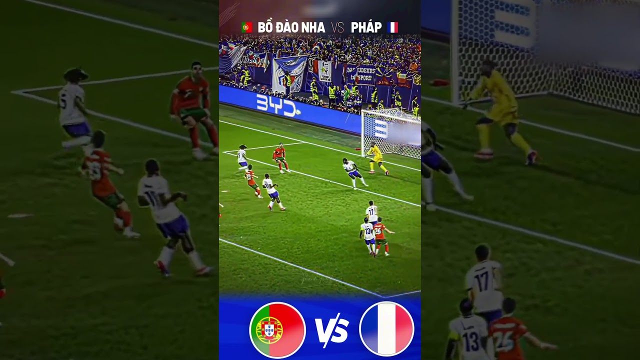 🔥⚽France knocked Cristiano Ronaldo out of the cup🥶 #football #ronaldo #portugal #mbappe #highlights