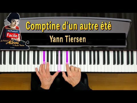 Yann Tiersen - Comptine d'un autre été - l'après-midi - Piano Tutorial