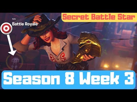 ** SEASON 8 WEEK 3 - SECRET BATTLE STAR LOADING SCREEN #3 / ACTUAL LOCATION - FORTNITE CHALLENGES **