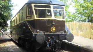 preview picture of video 'GWR Railcar No.22 at Didcot.'