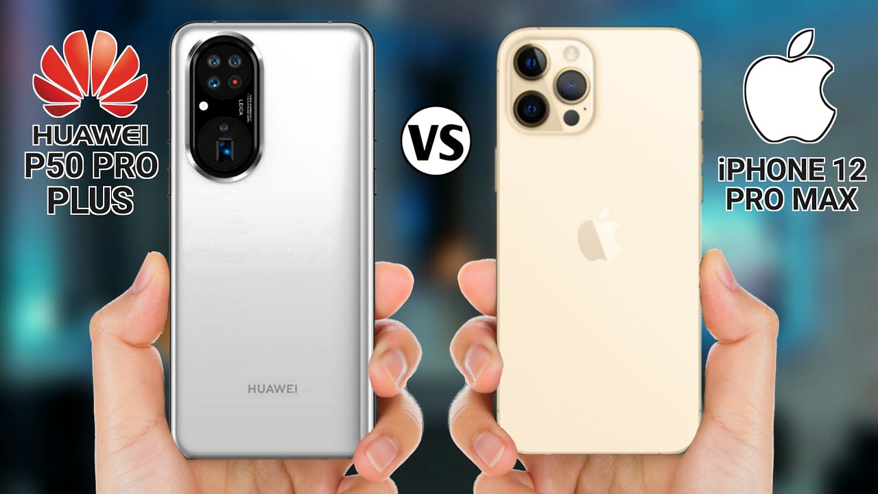 Huawei P50 Pro Plus Vs iPhone 12 Pro Max (Full Comparison) ⚡⚡ Huawei P50 Series