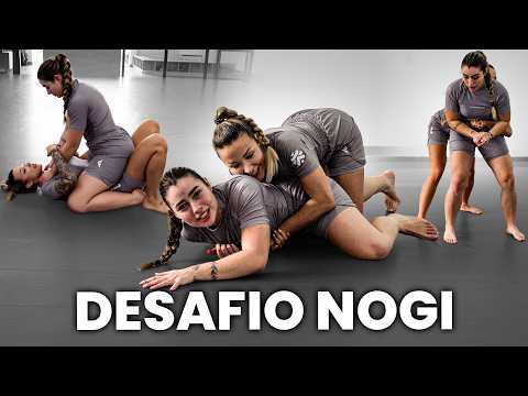 FUI DESAFIADA NO JIU JITSU SEM KIMONO | bjj / nogi / thainara silveira