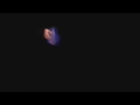 Offgasing flame at night