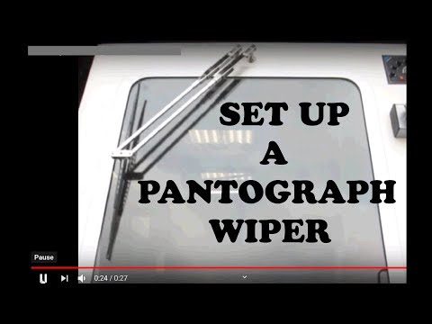 Setting up a Pantograph  Wiper