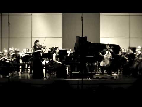 Beethoven Triple Concerto - Mvt  II & III / Aristides Rivas, Alice Hallstrom, Jenny Tang, Hangen