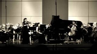 Beethoven Triple Concerto - Mvt  II & III / Aristides Rivas, Alice Hallstrom, Jenny Tang, Hangen
