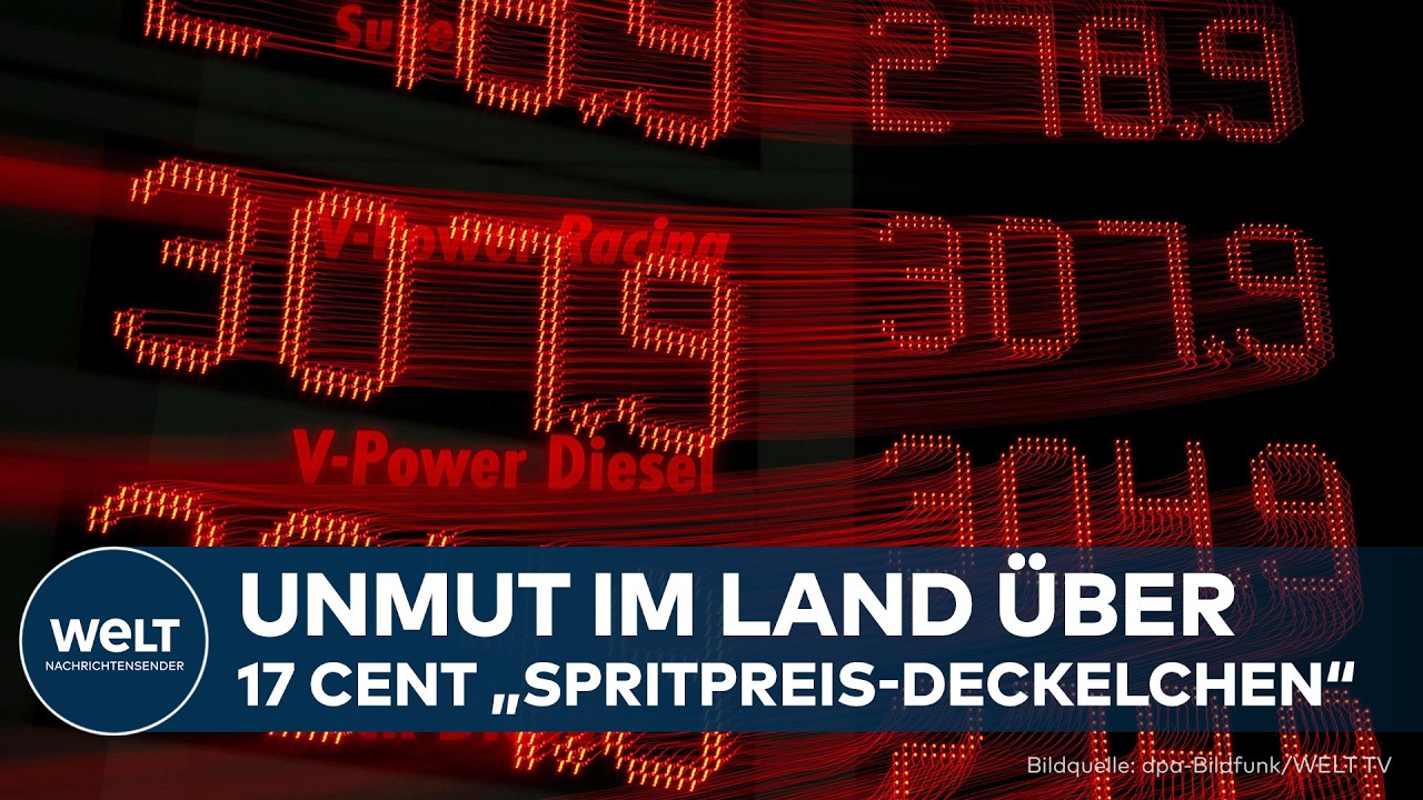 SPRIT-PREISE: Unmut im Land über das 17-Cent "Deckelchen"
