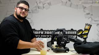 DeTec. DT-BL260 Benzin-Laubbläser 2-in-1 mit Saugfunktion