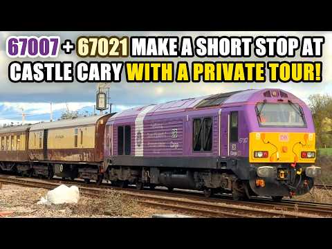 Platinum Jubilee 67007 + 67021 on a private Belmond British Pullman tour at Castle Cary | 15.02.2026