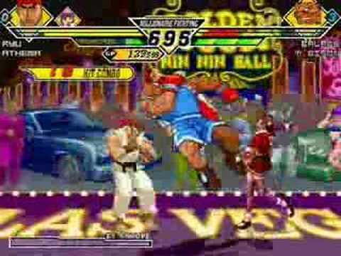 KOSF Battle #3 - Ryu, Athena Vs. Balrog, M.Bison