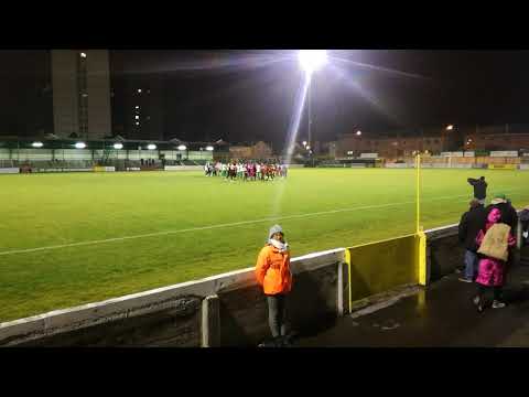 Racing Mechelen vs Esperanza Pelt, player entrance.
