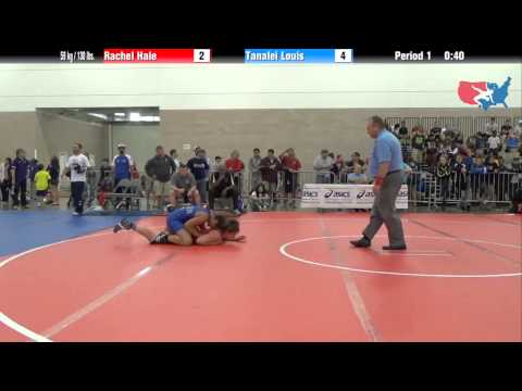 FILA Junior 59 kg / 130 lbs. - Rachel Hale vs. Tanalei Louis