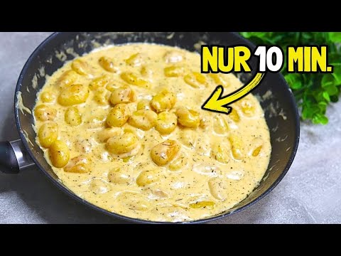 Only 4 main ingredients and 7 minutes! The ideal dinner when you're short on time: gnocchi with chee