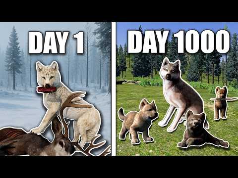 Simulating A Wolf Pack for 1000 Days in WolfQuest