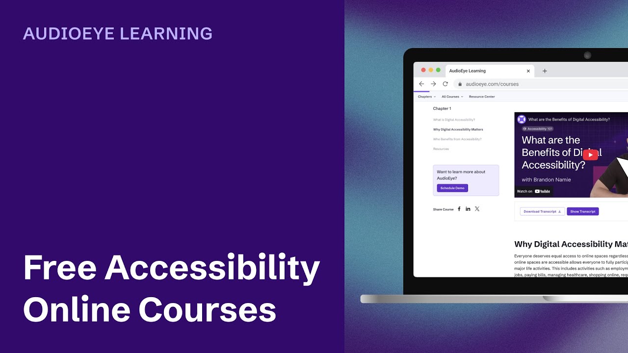 AudioEye Learning: Simplifying Digital Accessibility Education