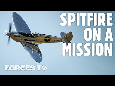 PLANESPOTTERS: Around The World... In A Silver Spitfire | Forces TV