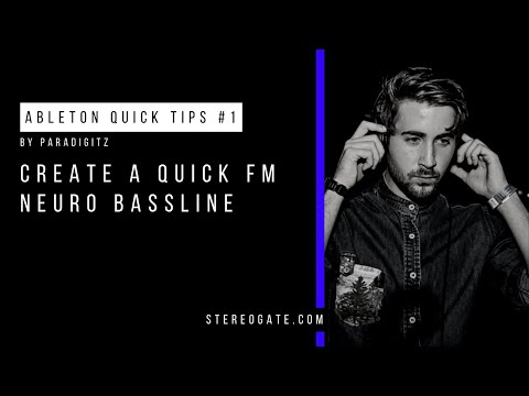 Ableton Quick Tips #1 - FM Neuro Bassline w/ Operator