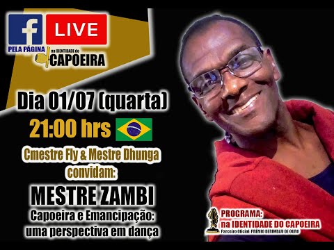 84ª LIVE NA IDENTIDADE DO CAPOEIRA - MESTRE ZAMBI