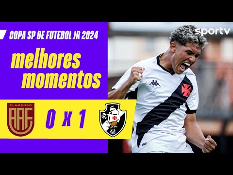 Gols e lances de Flamengo - SP x Vasco da Gama