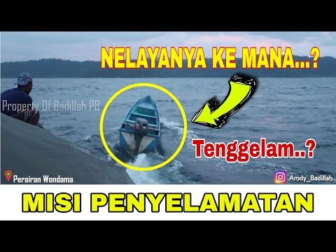 DETIK - DETIK PENYELAMATAN PERAHU NELAYAN DI PERAIRAN WONDAMA