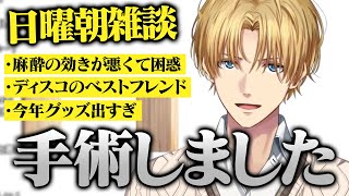【雑談】前々から話していた手術をしてきたエビオ/自分に笑って痛くなるらしい/今年たくさんグッズが出た話/ディスコのベストフレンド誰だったか【切り抜き/にじさんじ/エクス・アルビオ】