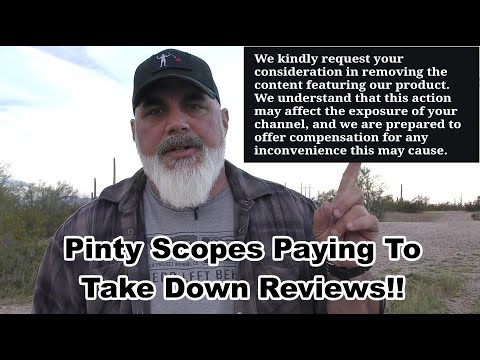 Pinty Scopes Paying To Take Down Negative Reviews