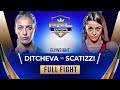 Dakota Ditcheva Vs Valentina Scatizzi PFL Europe Flyweight Championship FULL FIGHT