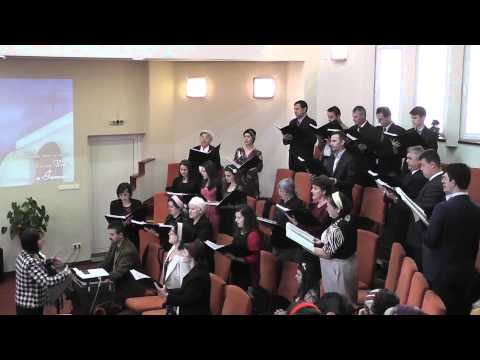 Corul Bisericii Baptiste "Biruinţa" Baia Mare - Aleluia, Domnul slavei a-nviat! - 21.04.2014