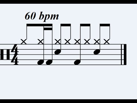 Beat of the day (29) Advanced 8th note groove.
