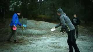 preview picture of video 'Ekeberg - 13.12.2014 DiskGolf (Frisbeegolf)'