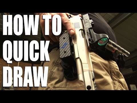 How to draw a pistol How to draw a pistol