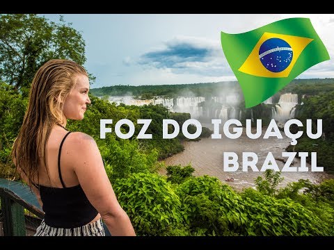 Foz do Iguaçu - Cachoeira incrível no Brasil - Travel Vlog