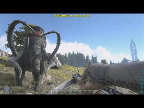 ARK: Survival Evolved Gameplay - Taming a Mammoth