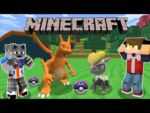 Minecraft : Pokémon S #4 - CAPTUREI UM SEMI-LENDÁRIO E CHARIZARD EVOLUIU!!
