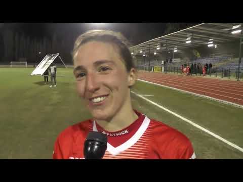 Selina Gijsbrechts na FWS Woluwe - Sporting de Charleroi op 11.03.2022