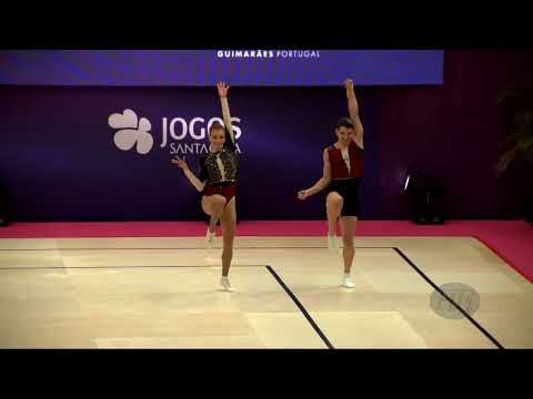 Bulgaria 2 (BUL) - 2022 Aerobic Worlds, Guimaraes (POR) - Mixed Pair Qualifications
