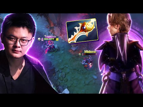 How Topson plays against MIDONE LION in RANKED