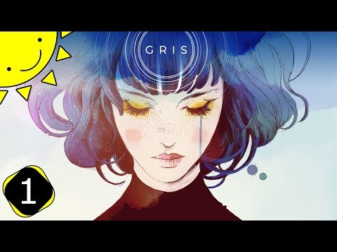 Let's Play Gris | Part 1 - A Burst Of Red | Blind Gameplay Walkthrough - YouTube