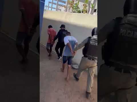 PC e PM prendem suspeitos de tráfico de drogas em Caraúbas